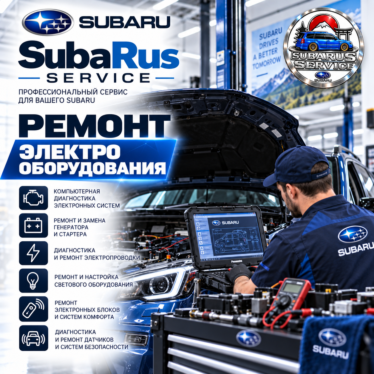 Ремонт электрооборудования