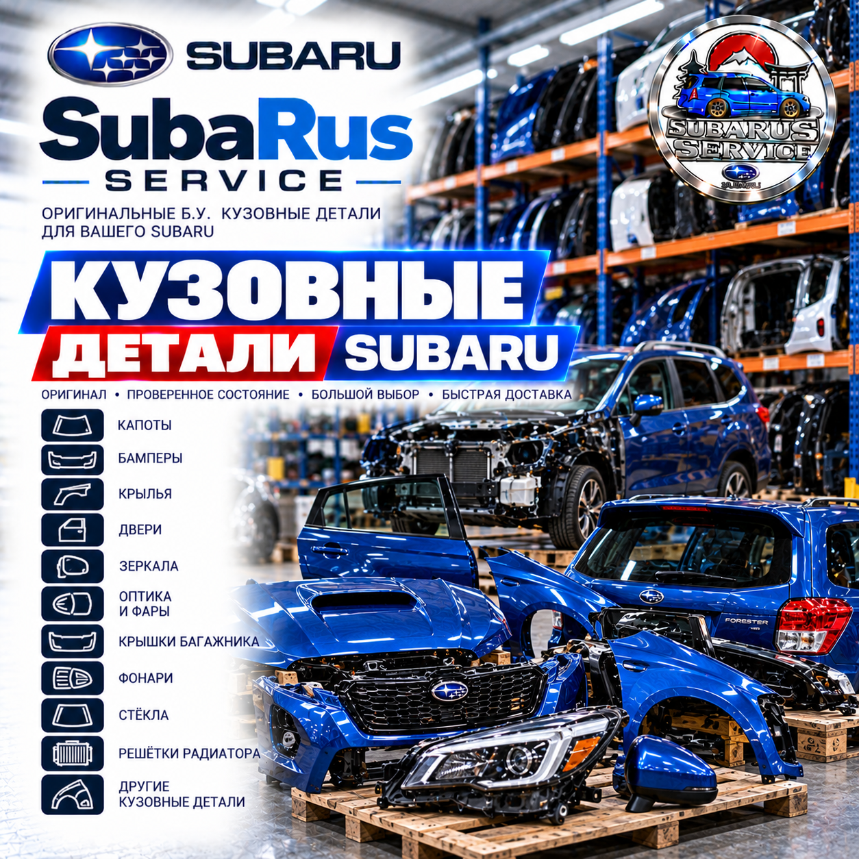 Кузовные детали